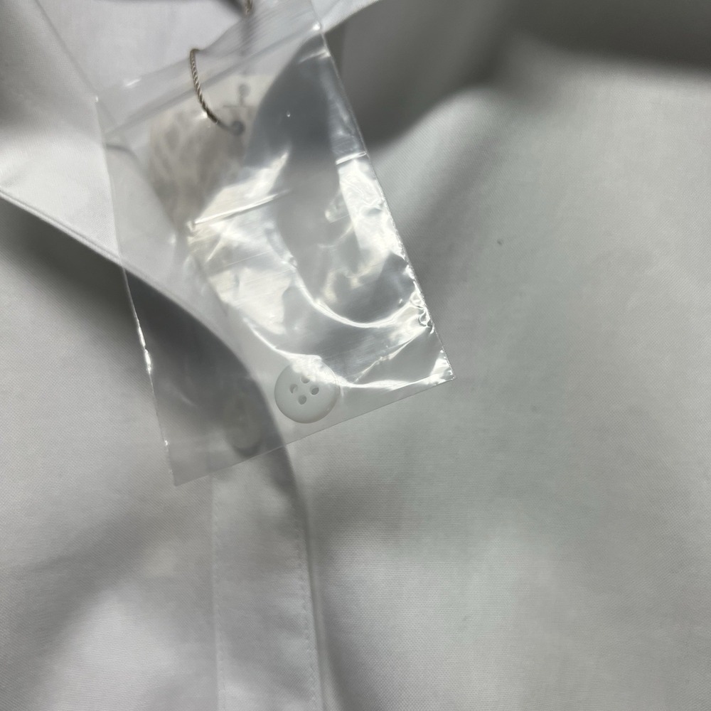 Chicos Top Womens 3 US XL White No Iron Crisp Button Up 3/4 Sleeve Tailored - Picture 10 of 13